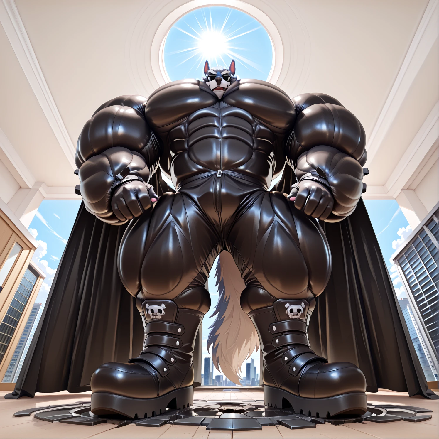 solo, male, , , , (hyper pecs:1.2), (long thick thighs:1.5), standing, indoor,,(,,(,solo,very hyper muscles:1.3)((, Huge bulge:1.3)))(corruption)), black glowing liquid,(((liquid_latex, , rubber:1.2),,black latex,goo transformation,(gooey)()(l),unreal engine,perfect light,detailed, photorealistic, 4k, hd, , , , good anatomy, , (), ,, high quality, best quality, concept art, photorealistic, dragon