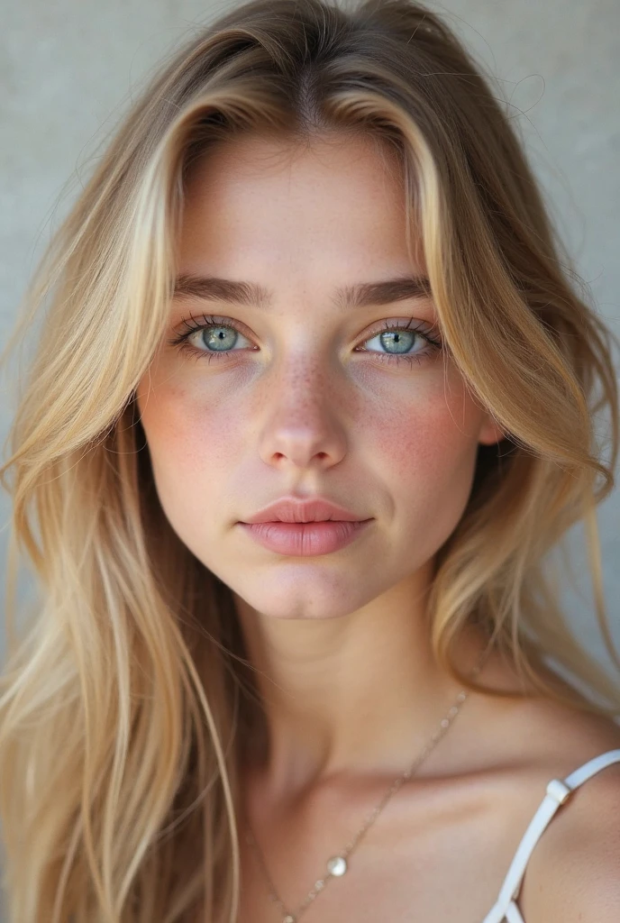 arafed woman with blond hair and blue eyes posing for a picture, portrait of a beautiful model, photo of a beautiful woman, soft portrait shot 8 k, portrait sophie mudd, blond hair woman, detailed perfect face, close-up perfect face, color portrait, extremely beautiful face, beautiful blondhead woman, detailed beauty portrait, gorgeous face portrait, color photograph portrait 4k