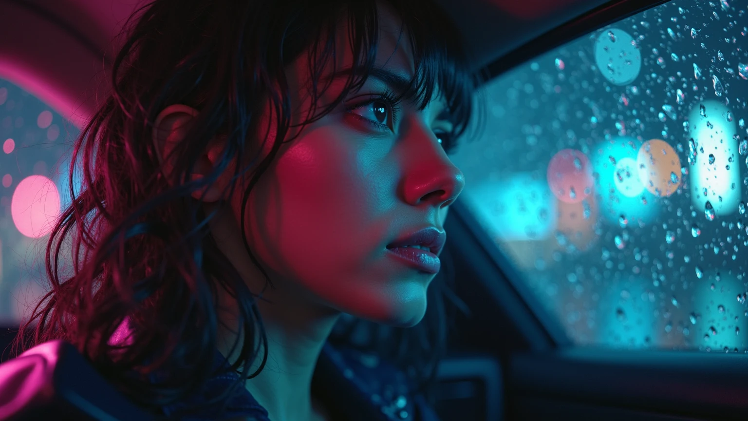 (Masterpiece. Uhd. Photorealistic analog photography. 1950 style) an ultra hot gorgeous Swedish woman. Age 23. Voluptuous hourglass body. Gorgeous face. Epic cleavage (100 Dd size)) Wearing a random color expensive Yakata. In cyberpunk retro futuristic Neo Tokyo. A 1930 clunky and rusty evil war robot in the background. ((At night time))