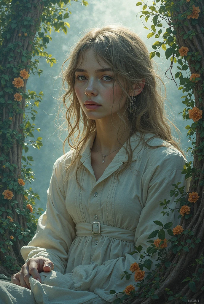 girl, view from under