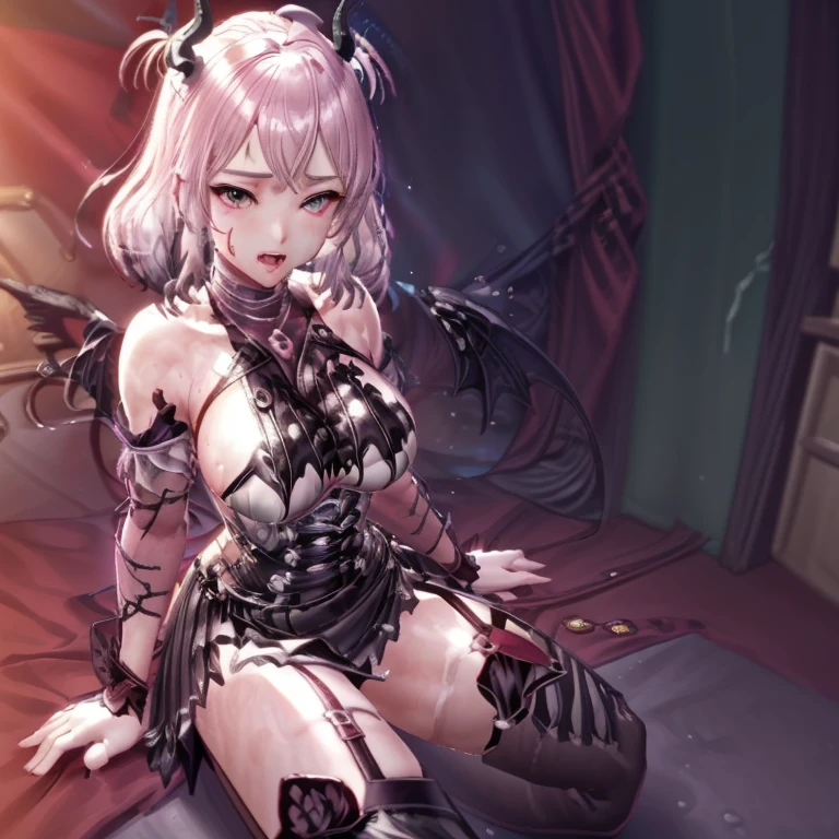 (RAW photo, 4k, realistic skin, exquisitely detailed :1.3) masterpiece, best quality, official art, unit 8k wallpaper, ultra detailed, vivid lighting, charming elegance, atmospheric depth, masterful technique, harmonious composition, creative refinement, impressive juxtapositions, charming lighting, cinematic lighting, immersive atmosphere, exceptional details, stunning visuals, timeless sophistication, mystery, prophecy, romanticism, mysterious, eternal, eternal fascination, Western Europe, bats, moonlight, coffins, tomb, atmospheric, fantasy art, outdoor,  volumetric, ornamental, intricate mist, better ???????, a woman, female vampire,full body, lace, dynamic pose,  charming,(pink: 1.3), wine, dark night, extremely detailed background, natural skin texture, cinematic, beautiful and aesthetic lighting,