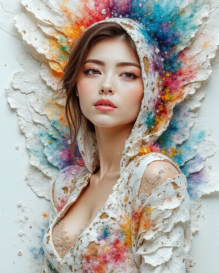 (masterpiece, top quality, best quality, official art, beautiful and aesthetic:1.2), (1girl), extreme detailed,(fractal art:1.3),colorful,highest detailed