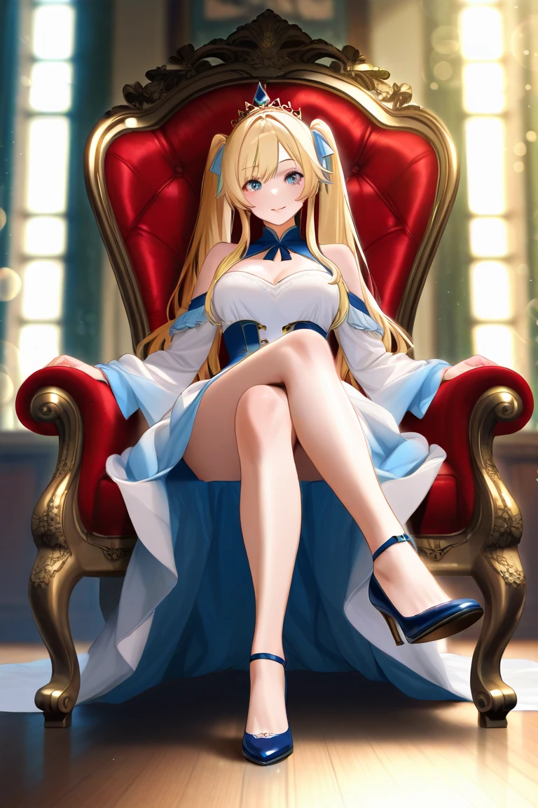 ((Best quality)), ((Masterpiece)), ((Ultra-detailed)), (illustration), (Detailed light), (An extremely delicate and beautiful),A charming young girl,Dramatic perspective,Footjob,lacy stockings,NSFW,huge tit