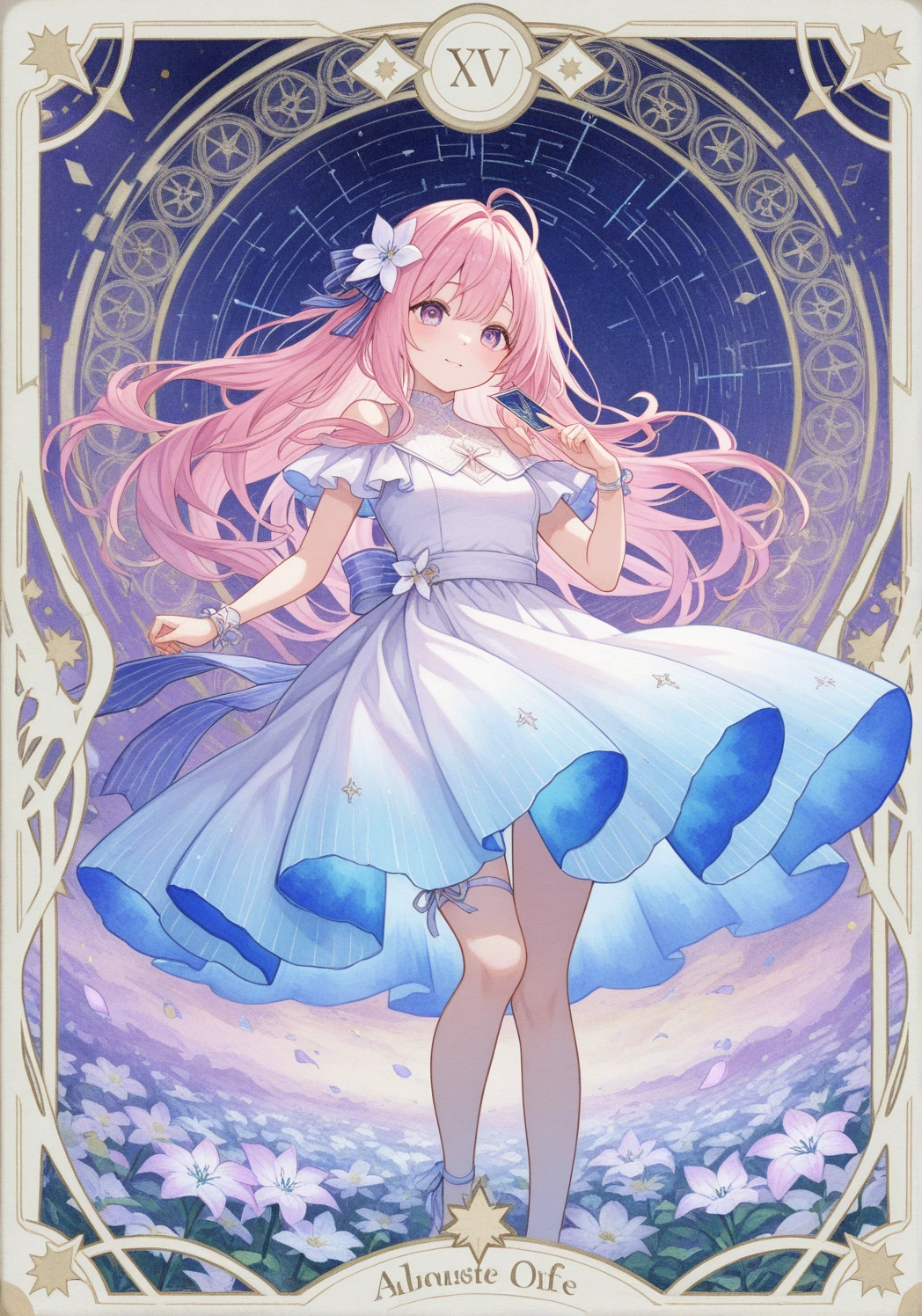 (extremely detailed CG unity 8k wallpaper),(((masterpiece))), (((best quality))),1girl,air_bubble,bangs,blue_dress,breasts,bubble,cleavage,dress,fish,(full_body),hand_up,long_hair,looking_at_viewer,medium_breasts,panties,parted_lips,sleeveless,sleeveless_dress,solo,underwater,underwear,very_long_hair,water,white_panties,
<lora:lora_nikki_A_640-000015:0.65>