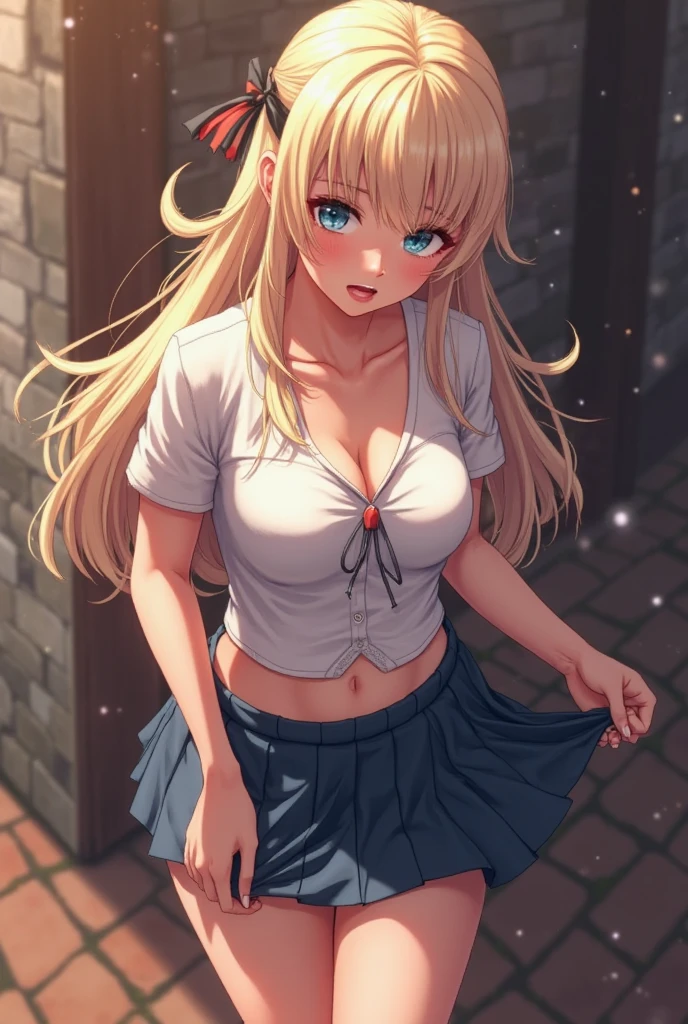 (highest quality、masterpiece、High resolution、detailed)、(Shining eyes、Detailed New Beauty Face)､pity、smile、(Beautiful New Female God:1.6、god々New:1.4)、((Beautiful New Venus:1.9、woman))、(blonde hair)、(White flared skirt dress)、(Thin silk material)、(cleavage:1.4)、thighs:1.3、intricate skirt、Fantasy beautiful New background:1.7、painting、Vines are wrapped around the edge of the painting、Beautiful flowers bloom around the painting
