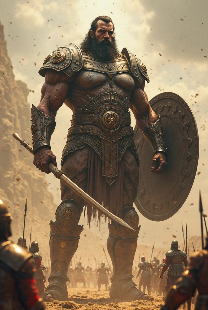 Terrifying rock clan shield that has the numbers 750