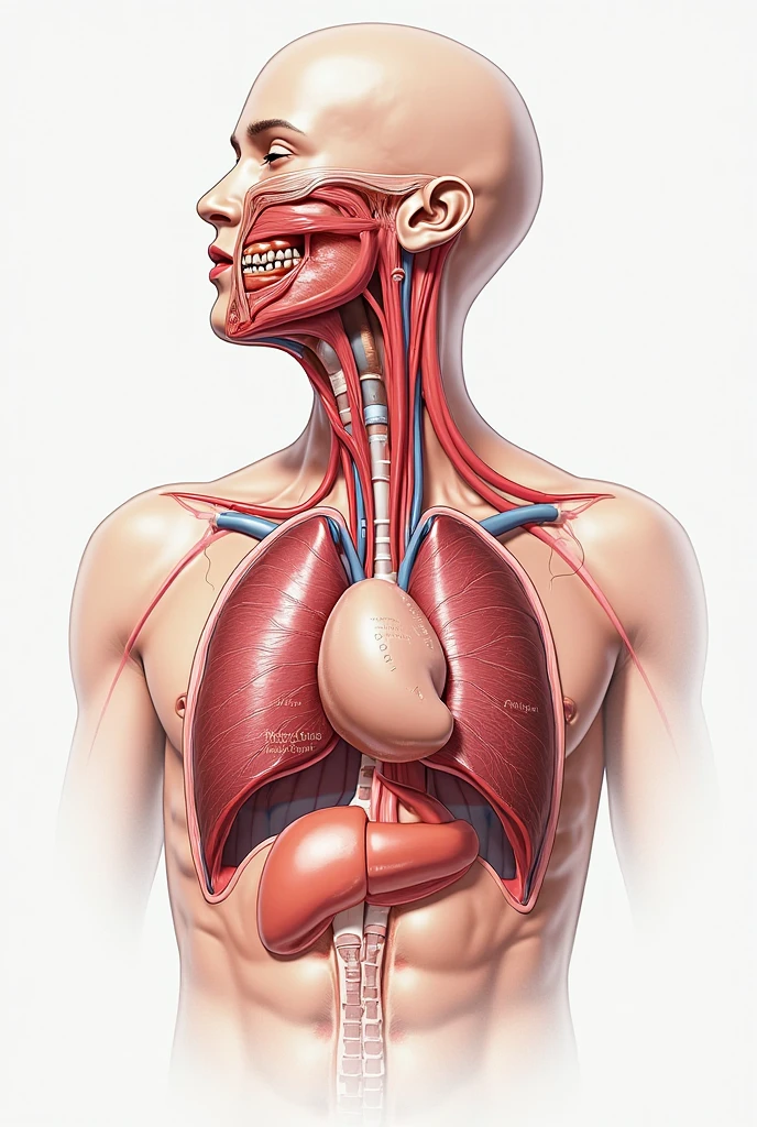 
Prepare an illustration of the respiratory
pathway and label the structures.
Reinforce the discussion of the anatomical
parts of the Respiratory system. Identify the
different chest planes and landmarks. 