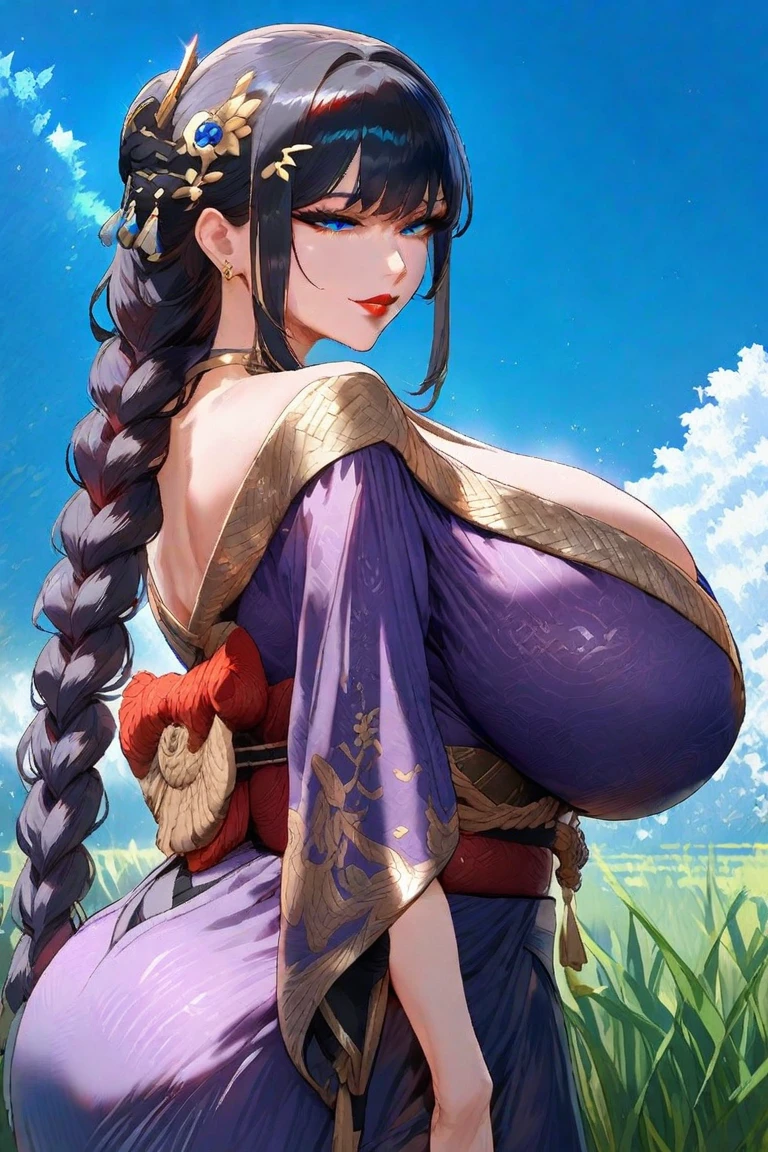 during night、full bodyesbian、KOF:mai shiranui、((Wearing fluorescent fabric:harem outfit、Suzhou embroidery technology:Lace sequin cloak woven from feathers)))、jewely、(((Ridiculously large breasts)))、(Ridiculously huge breasts:1.5)、((huge udder))、masterpiece、top-quality、Official Art、Highly detailed 3DCG Unity 8k、(##tattoo##、The tattoo、~+The tattoo)、(Perfect female curves、huge stacked breasts)、(a captivating gaze)、toward to the camera、Pink lips、Delicate fingers and hands、Magic Hour、Rembrandt Lighting、 Front and fill lighting、hard shadows、Arnold Renders、