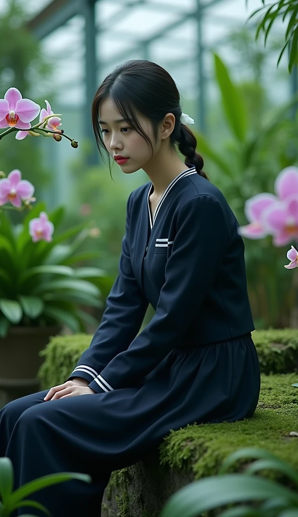 sky full of stars, charismatic, shirt and vest, camping, army cargo trousers, sitting model pose, river, lanterns, night, extremely detailed eyes, extremely detailed face, best quality, extremely detailed, one person, one girl, ultra-detailed, (realistic, photo-realistic:1.3)