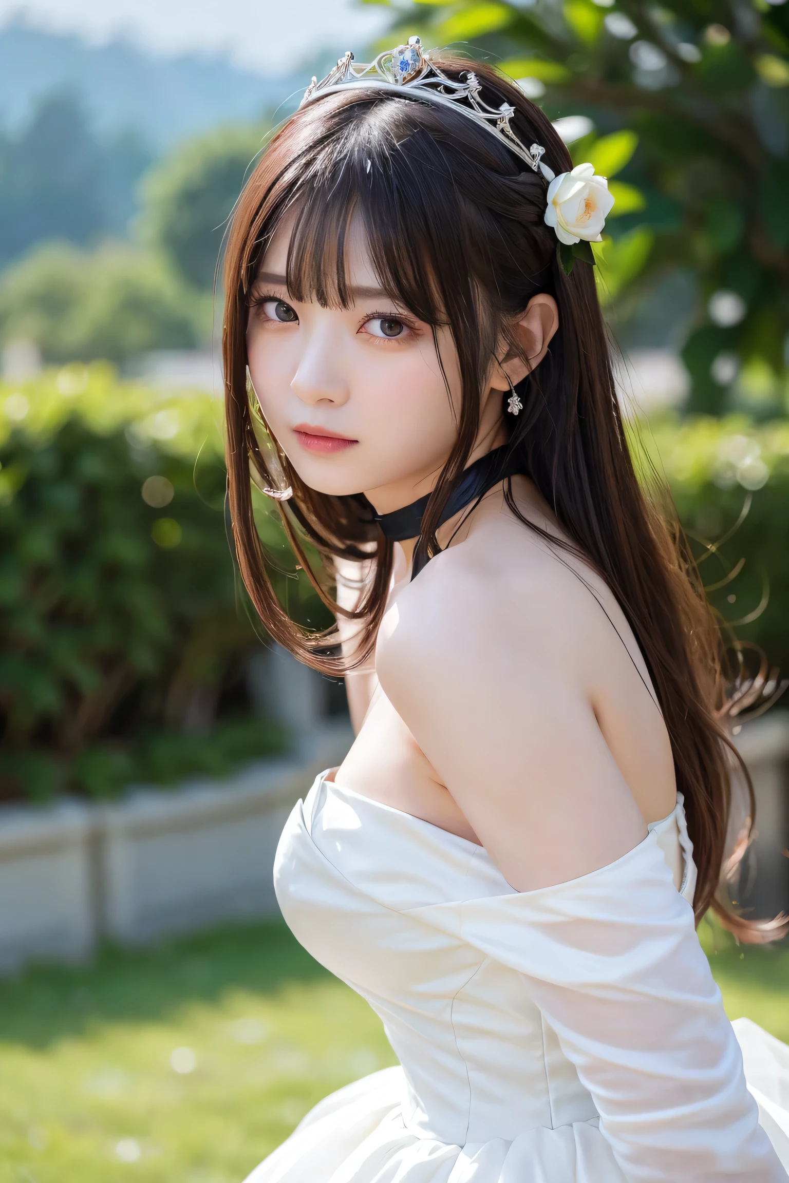 ((8k RAW photos:1.27)、Highest quality、masterpiece、Ultra-high resolution:1.2) Cute Japanese Women Photos (beautiful:1.1))、Sparkling black diamond eyes、Detailed description of the student、Shiny black hair、Silky, delicate and lustrous skin、beautiful八重歯の笑顔、Spring outfit、Warm Light、Depth of written boundary、