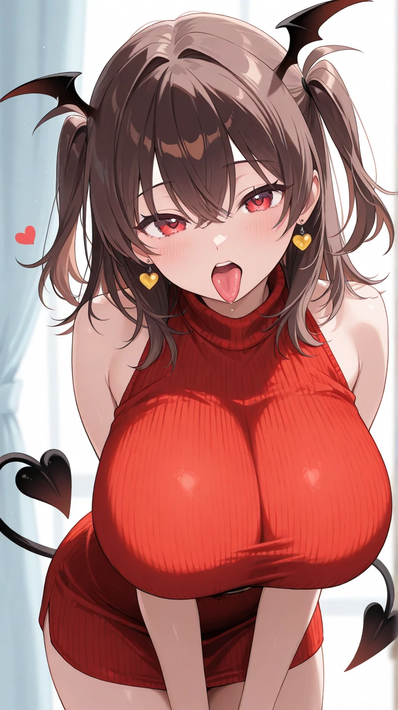 a beautiful blue and black kitsune, big breasts, long black hair, slim waist, detailed portrait, intricate details, dramatic lighting, sensual, long white tail, heterochromia (one blue eye, one red eye), His eyes would shine brightly, Wearing a one piece red swimsuit, very blushing and angry, big breasts