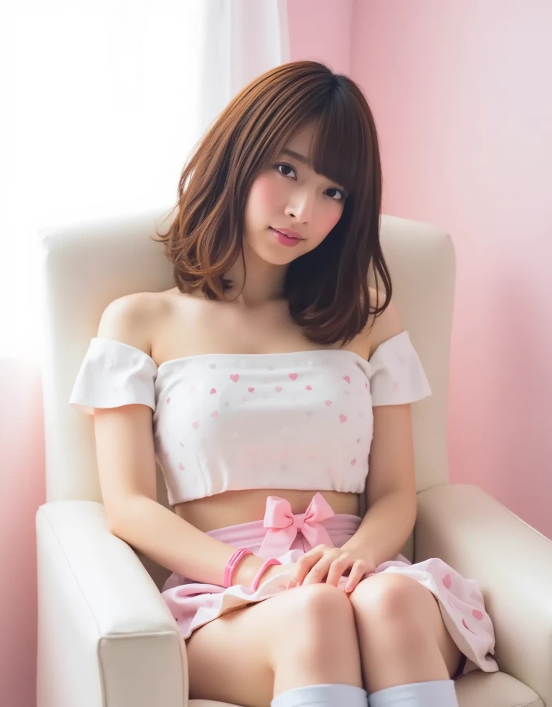 mix4, 20d, solo, long_hair, pink shirt, full_body, look_at_viewer, (8k, RAW photo, best quality, masterpiece:1.2), (realistic, photo-realistic:1.37), professional lighting, photon mapping, radiosity, physically-based rendering,
(sexual expression), a 18 year old girl, smile, (she is putting something in her pussy, vagina is wet : 2.4)