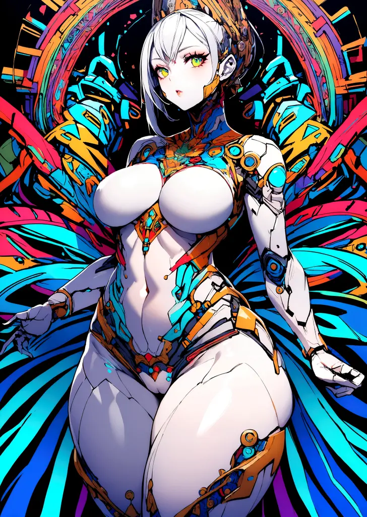 1girll，Nurse hat，Nurse，breast belt，比基尼，Breast patches，Large silver earrings，Leather gloves，enormous droopy breasts，slightly fat big breasts，Meat and long legs，Open navel，Navel nails，Steel nails，black lence stockings，Tattooed，Tattoo on the chest，Arm tattoos，leg tattoos，Suspender stockings，Long boots，35-year-old female model，A woman with，Squat position，legs are open，Place your hands behind your head，legs separated，In crowded metro stations，On a moving train