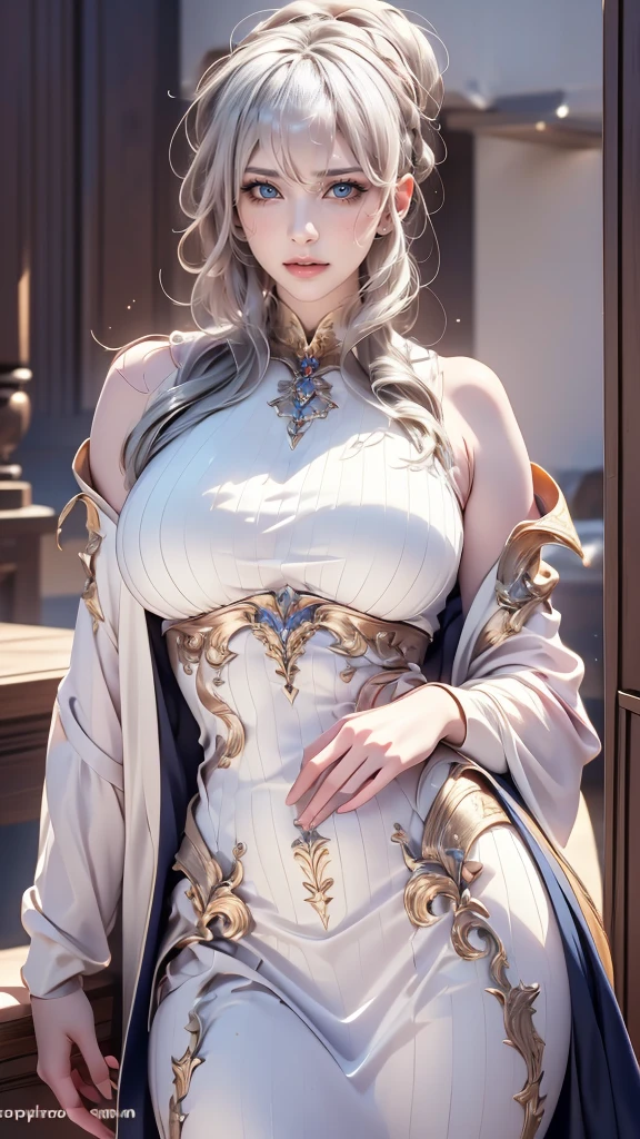 (masterpiece, best quality:1.4), (modern days), (cowboy shot), 1girl, solo, pov, sfw,wife,
NSFW,Stockings,stunning wife, (standing:1.1), dynamic pose, (white oversized sweater, knit sweater),wear revealing,underwear, long blonde hair, swept bangs, heart shaped face, elegant face, beautiful face, highly detailed face, highly detailed skin, skin pores, subsurface scattering, (detailed blue eyes), realistic pupils, large breast1.6, loving smile, looking at viewer, full face blush, full lips, centered,
Holding the book, in the bedroom, sunny day, wind, detailed background, depth of field, atmospheric perspective, volumetric lighting, sharp focus, black hair
absurdres, realistic proportions, good anatomy, (realistic, hyperrealistic:1.4), 16k hdr,wear glasses,