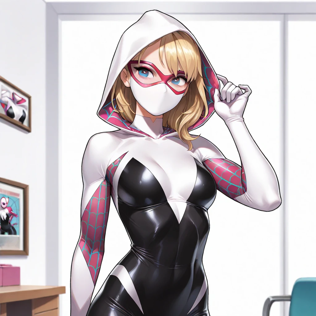 young girl spider-gwen gwen stacy skin-tight plugsuit fetish magazine into the spiderverse, group sex, multiple boys, explicit sexual images, faceless, hood, mask, hero mask, hardcore. rape, forced, grabbing, ultra detailed, small perky petite tits, slender body, ass, spiderverse style animation, many shafts throbbing, cum punshied facefucking
