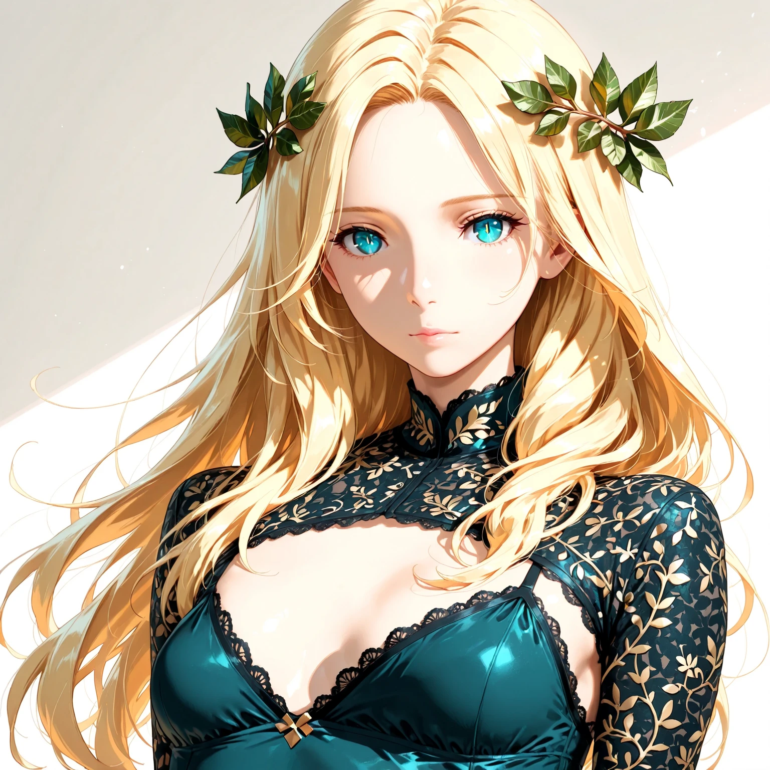 (anime style, masterpiece, best quality, ultra detailed, detailed face, detailed eyes, perfect eyes, detailed pupils, symmetrical eyes, evenly spaced eyes), BREAK (intricate clothing design, highly detailed outfit, sharp focus, delicate embroidery, lace trim, patterned fabric, fabric stitching, ornamental details, layered clothing, detailed costume elements), BREAK 1girl, BREAK (soft lighting:0.8), low contrast,