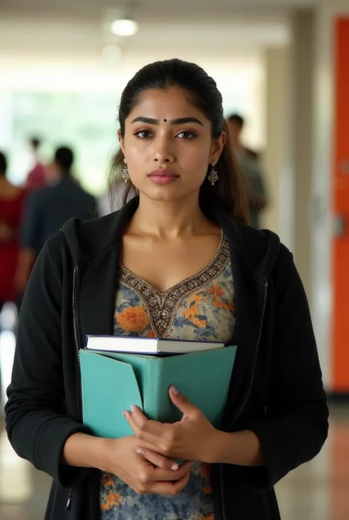 A very beautiful Indian girls location is Galgotias university greater Noida girls are reading tha book in library 