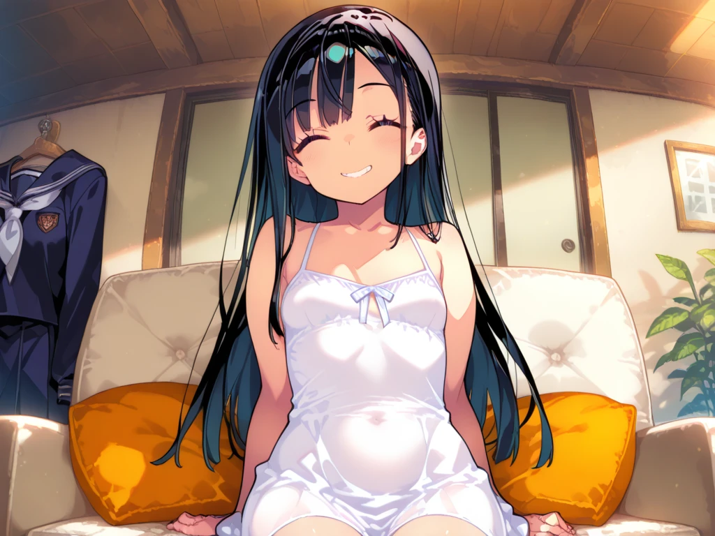 masterpiece, Highest quality, One Girl, Thighs, beautiful girl, Flowers, たくさんの小さなflower, flower、Tight waist, RAWphotograph,Bright lighting、Face Light, Ultra-realistic, High resolution, photograph, Sharp focus, Highly detailed eyes and face,Symmetrical face, whole body、Big Breasts、Long Hair、チラリと見えるThighs、Emphasized cleavage、White high heels、White garter belt、Completely naked、Embarrassing、smile、Happy smile、Leaning forward、peak、(((Nipples are visible)))