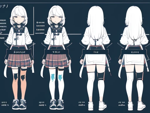 girl, alone, whole body, From head to toe, Are standing, (Huge Saggy Tits:1.3),

Character design sheet, Character Reference Sheet, 設計図のSchematic, Drafting, Blueprint, Schematic,
((Character design sheet:1.7, Character Reference Sheet:1.7,)),

anime/cartoon character wearing a girls , 1girl, alone, ,Mature Woman,Cleavage,Long sleeve,Collared shirt,White shirt,,(Tight Skirt),((garter belt)),(High heels),Skirt Suit,mini skirt,office lady,Long Hair, bow, ,  (Very short skirt:1.4), (lingerie:1.5),secretary,Thin glasses, (In underwear:1.8),nsfw,Full nudity、