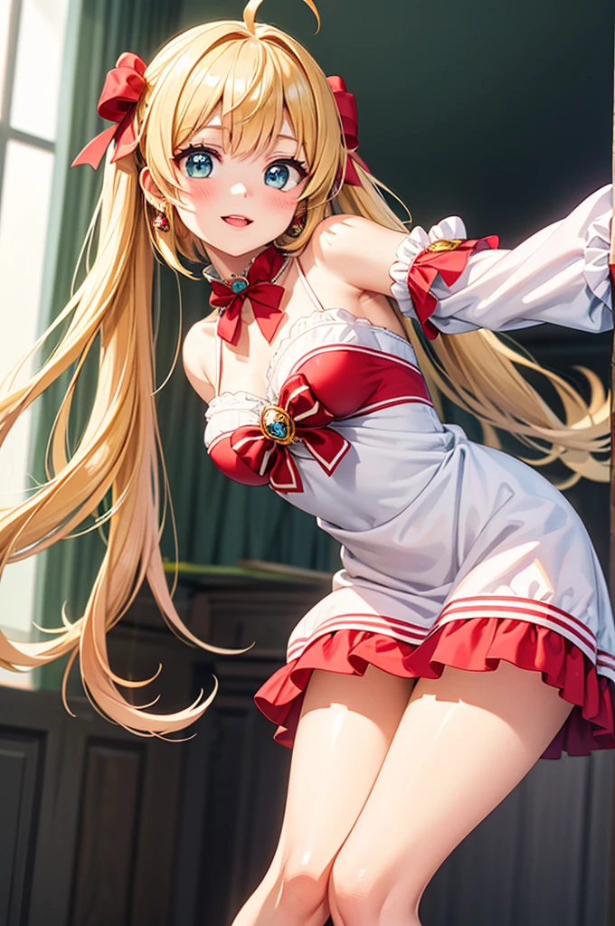 Masterpiece, Best Quality, high resolution, 1 girl, Honoka, miko, Fall as well, session, sanctuary, SMILE 