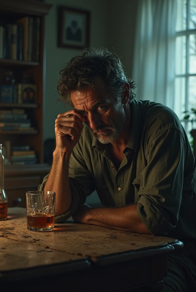 Scene 5: The Return Image: The man wakes up in the bar, with the empty glass of rum in front of him. The mirrors reflect a smile on your face.
Dialogue: He says (voice-over): "Rum is not just a flavor, It's a journey."