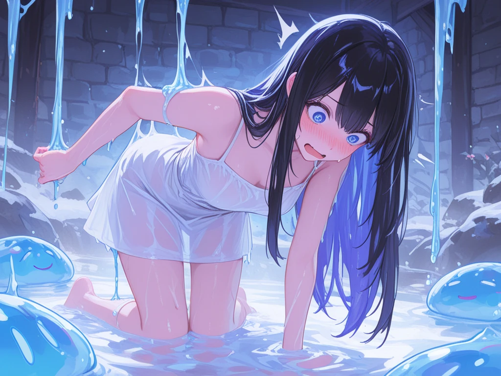 (((nsfw))),(((ultra detailed))),((((in small Private room)))),(((black wall))),((((1loli)))),(((petite))),(((huge breasts))),(((((nude))))),((((on black mat)))),(((((squatting openlegs))))),((((show off nipple)))),((((pussy juice)))),((((sweat)))),((((steam)))),(((((armpit))))),((((hand in own hair))))),((((very long straight hair)))),(((black hair))),((smile)),(happy),surprised,(afterglow),orgasm,tears,((open mouth)),(((((cum on hair))))),(((((excessive cum))))),(((((cum in pussy))))),(((((cum drip))))),((((cum facial)))),(((cum on belly)))