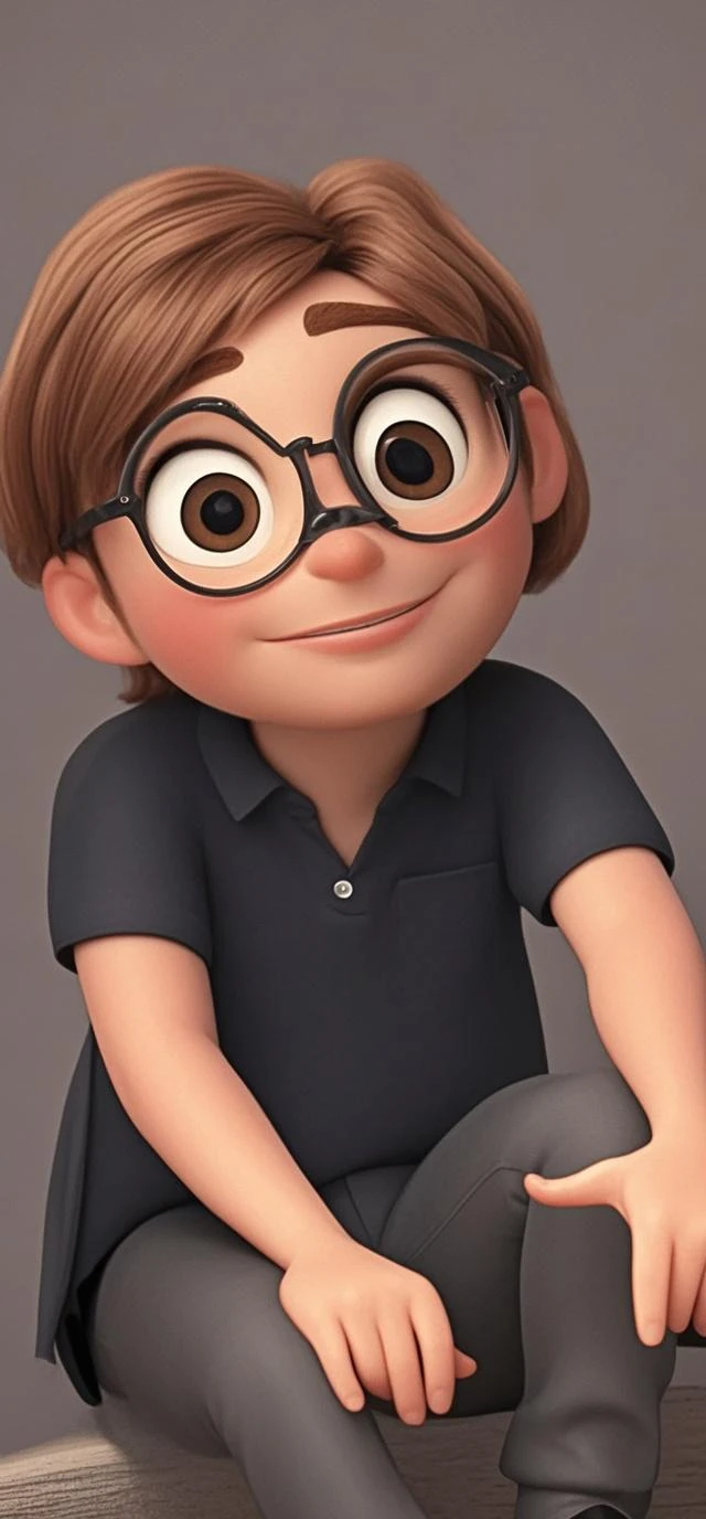guttonerdvision3, ((((Portrait))) of a 3-year-old boy wearing glasses, with cook's outfit, red apron, red cap, half body, whole body facing forward, looking at the camera, chibi style, kitchen scenery, blurred background, depth of field, detailed, cartoon, drawing by alex ross, unreal engine, 8k