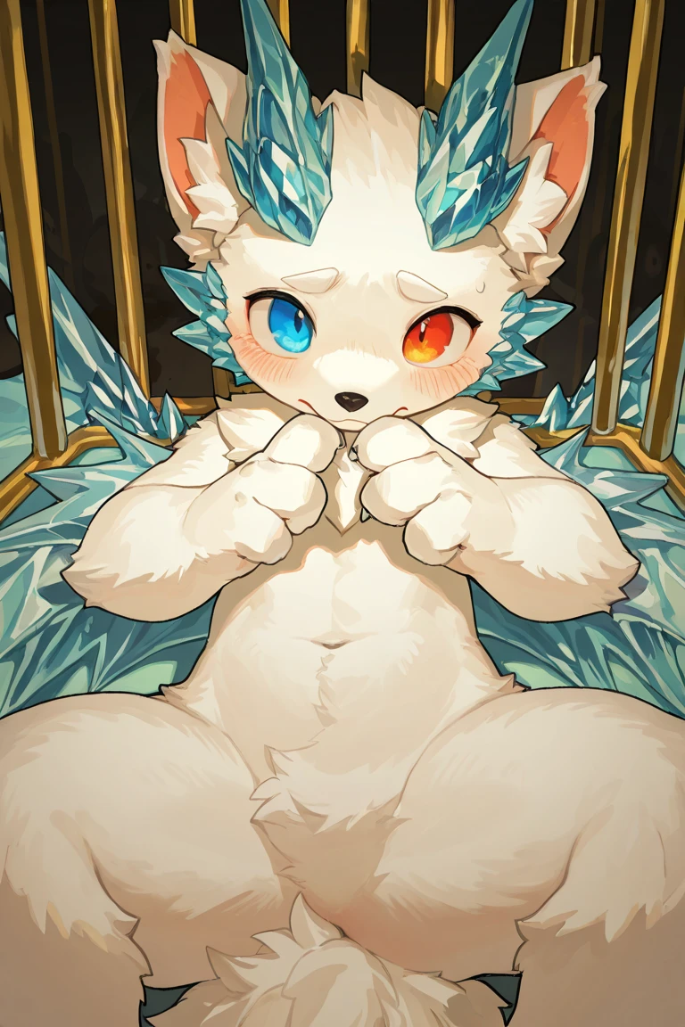 Crystal World Broken Rainbow Fall Air White Cat Tears