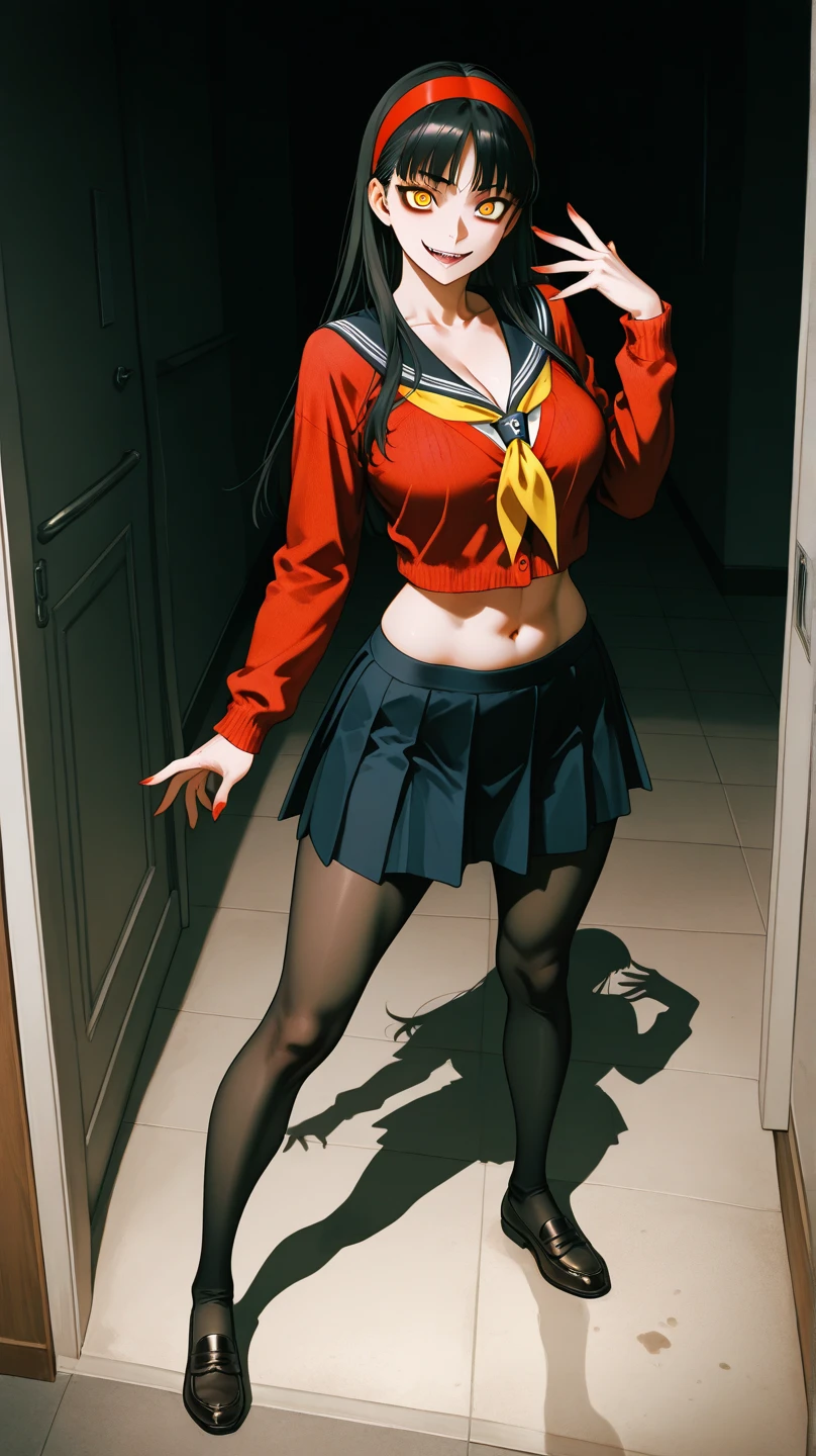 (Masterpiece), Cute and Adorable Eurasian Anime (Best Quality, High Resolution: 1.2), (1 Character), Pastel Colors, Relaxed Room, Harley Quinn Inspired, White Midriff Tank Top, Sexy Shorts Revealing Panties Up to Hips, Leather Knee-High Boots, Hot and Curvaceous, Detailed Revealing Outfit, Red and Blue Pigtails, HDR Lighting, Vivid Colors, Studio Environment, Extreme Detail Description, Physical-Based Rendering, Sharp Focus, Extreme Curvature, Revealing Description, Leather Textures,
