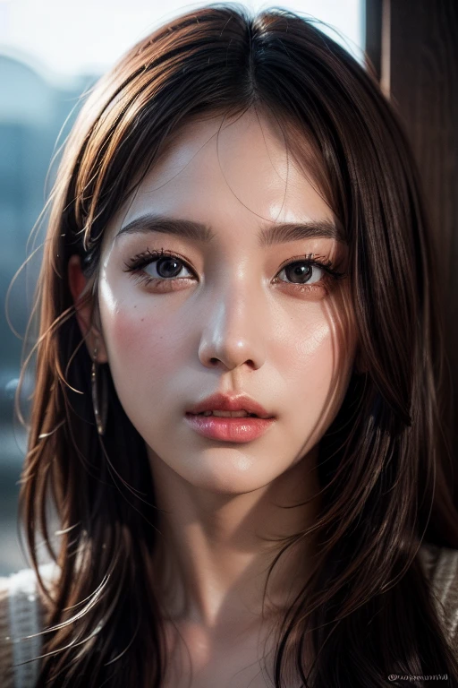 ((Best quality, 8k, Masterpiece :1.3)), Sharp focus: 1.2, Perfect Body Beauty: 1.4, Slim Abs: 1.2, ((Layered hairstyle: 1.2)), (Tank top shirt:1.1), (Street: 1.2), Highly detailed face and skin texture, Fine eyes, Double eyelids
