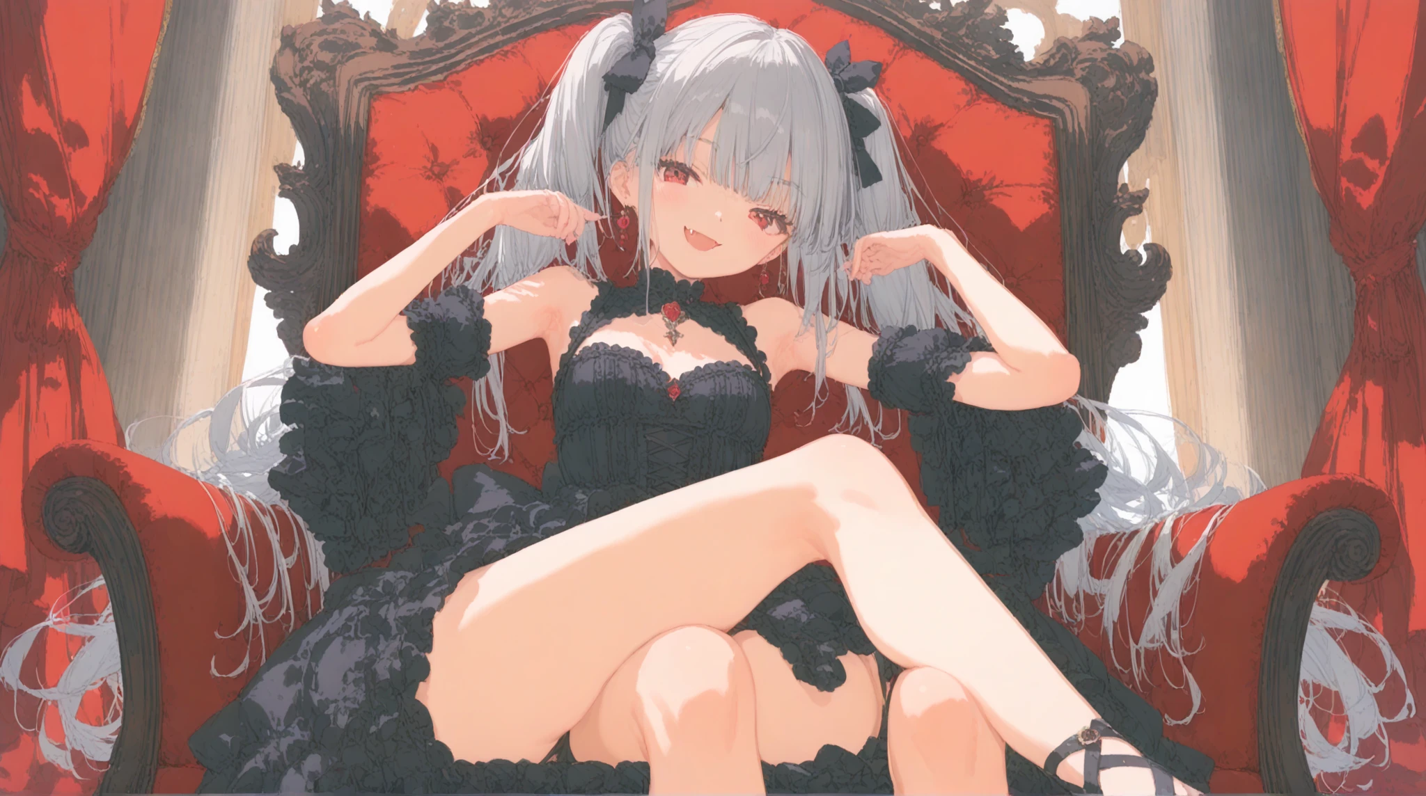 stooped，Bunny ears，underdressing，Pouting ass， the feet，is shy，sitted
