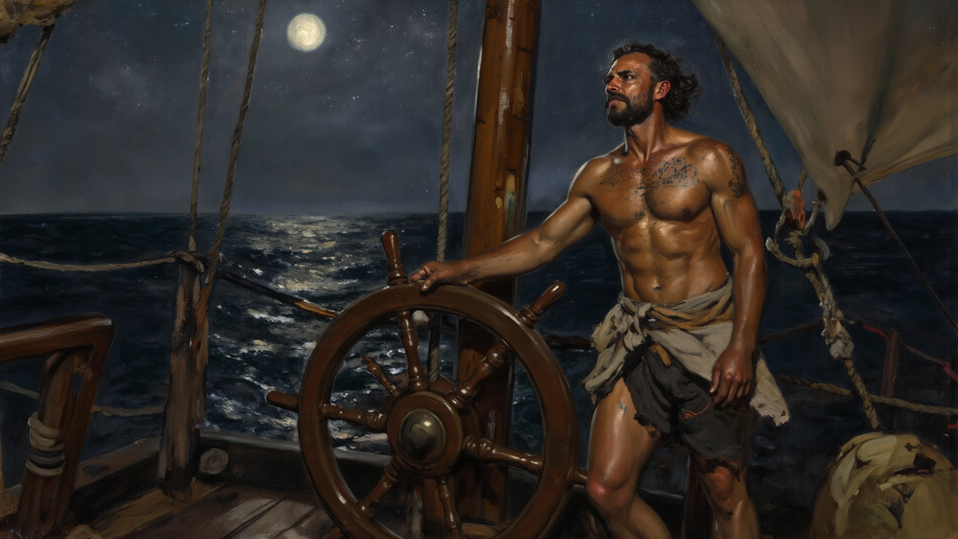 (1boy, photorealistic:1.4, ultra realistic, masterpiece:1.2, best quality, 4k, 8k), Design a photorealistic image embodying the nurturing and emotional depth of the zodiac sign Cancer. Picture a captivating male model on a serene moonlit beach, with gentle waves lapping at his feet and the soft glow of the moon illuminating his face. Surround him with elements of the ocean, such as seashells starfish and crabs, to evoke the sign’s connection to water. The male model is completely nude, penis, Ensure that the scene's lighting captures the tranquility and emotional resonance of a Cancer, creating a soothing and enchanting atmosphere that draws viewers into the heartfelt essence of the zodiac sign, (detailed face, delicate skin, ultra realistic skin, shot on Nikon d850 50mm, dlsr, RAW)