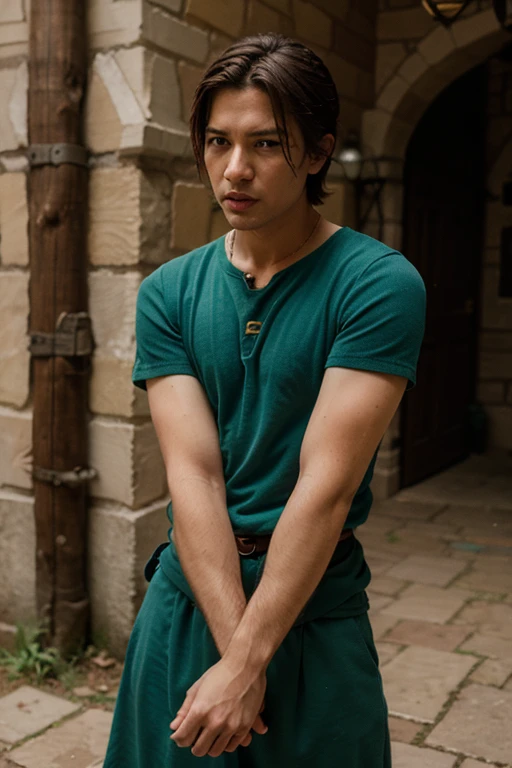 a young man who stared at the high walls 