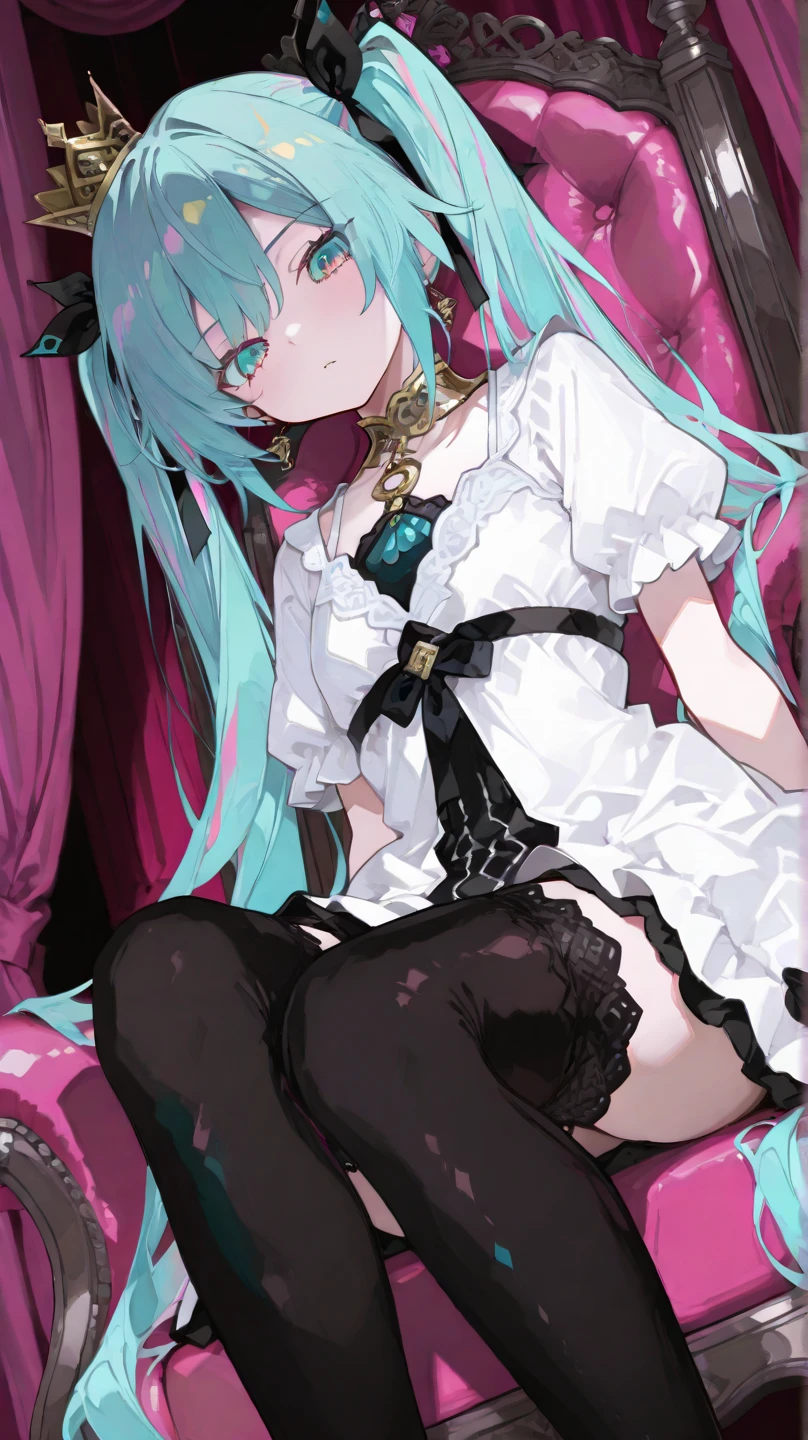 NSFW,masterpiece,Highest quality,High resolution,Very detailed,white\(no game No life\),Long Hair,Multicolored Hair,Hair between the eyes,Gradient Hair,Yellow Eyes,Small breasts,(Gothic Lolita),(kimono),Bare shoulders,mini skirt,Popular prostitute,(Tsundere),blush,Different world,Brothel,reception