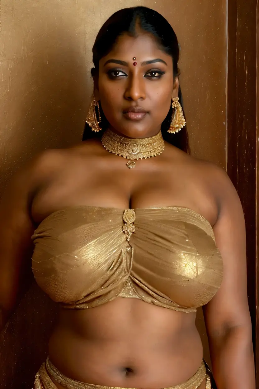 (((photo of a ancient kerala nude alien ))), (((black kali))) , (((Half Body))), (((very dark skin))), (((45 years old))), (((((very dark nipple and areola))))) (((plus size chubby tall))), (((huge busty milky wet big massive boobs))), (((nude thick thigh))), (((ancient black mini skirt))), ((black skin dark body)), (((red ornaments))), (((depth of field))), ((( flame bokeh))), (((rain))), ((( flashing light leaks))), (((divine))), photorealistic,photo, realism, Getty Images, RAW candid cinema, 16mm, colour graded portra 400 film, remarkable colour, ultra realistic, textured skin, remarkable detailed pupils, realistic dull skin noise, visible skin detail, skin fuzz, dry skin, shot with cinematic,light leaks, RAW Image, DOF, depth of field,bokeh