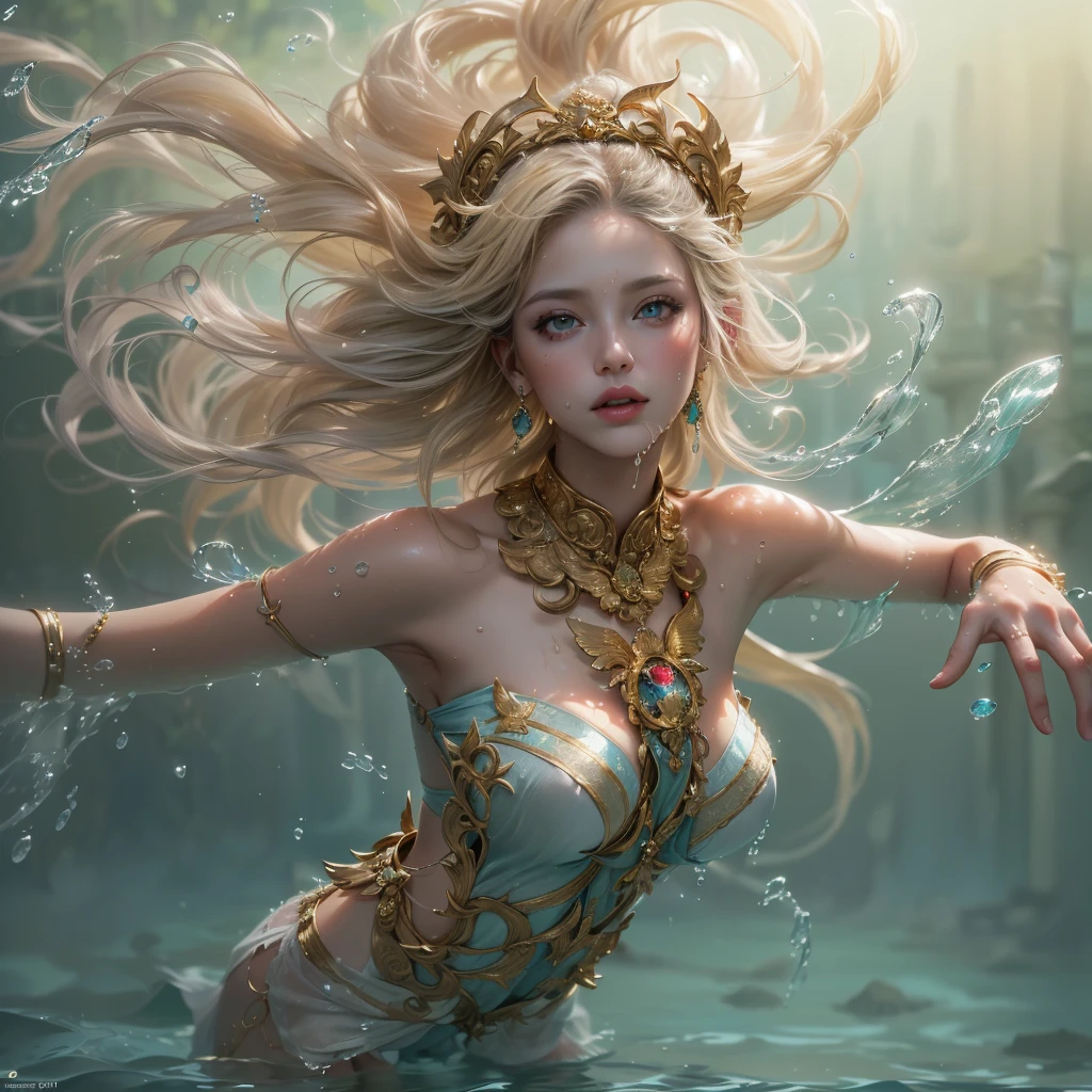 ((beautiful goddess sitting on the waves of the sea)),
((transparent vikini that shows the vagina)), masterpiece), best quality, expressive eyes, perfect face, long hair fused into multicolored sea waves, light lantern, lamp and antique clock, fantasy, fractal, Sakimichan-style art, slight smile, legs open, pubic hair view, 1 sexy girl, exposed breasts,skin wet with water and foam and bubbles,view from below, open legs showing open vagina, beautiful full female body wet with water,griffiths flesh art and wadim kashin concept art, nude woman, classical dancer, psychedelic dancer movement, moving ocean wave, sakimichan art body art, palette knife oil painting, metallic colors, olpntng style, beautiful ager, effect splatter, extremely smooth and fluid paint, 3D liquid paint, 3D fractals, gold and silver and bronze metallic colors, light particles, dreamy, 3D soft relief, bright sparkles, dreamy shine, concept art by Alberto Seveso, dripping paint, gold-silver and bronze oil painting, full body, beautiful girl, big buttocks, skin with watercolor paper texture, young girl, splash effect, sea, fluid, 3d fractals, light particles, dreamy shine , oil painting with strong strokes, dripping paint, night sky with storm, full moon, large foamy waves, floating bubbles, beautiful goddess emerging from the sea, long silver hair blurred with water, wet skin,cloudy sky with storm, night sky with dark clouds, full moon,