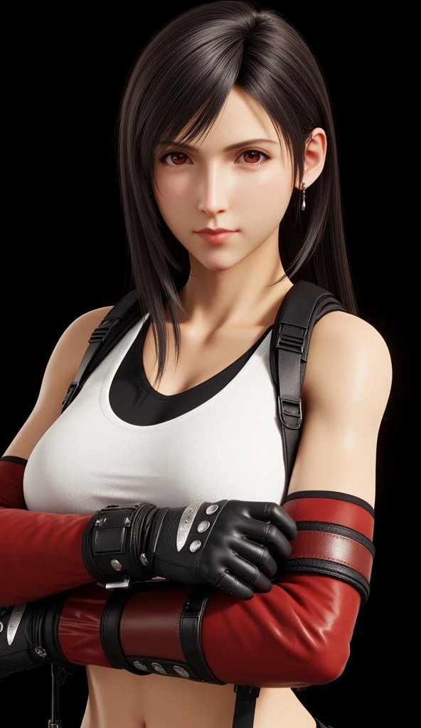 (melhor qualidade,ultra-detalhado),(Realista:1.37),tifa lockhart, Rosto bonito e detalhado, textura ultra realista, rosto delicado, corpo delicado, expression with sexy look, athletic body