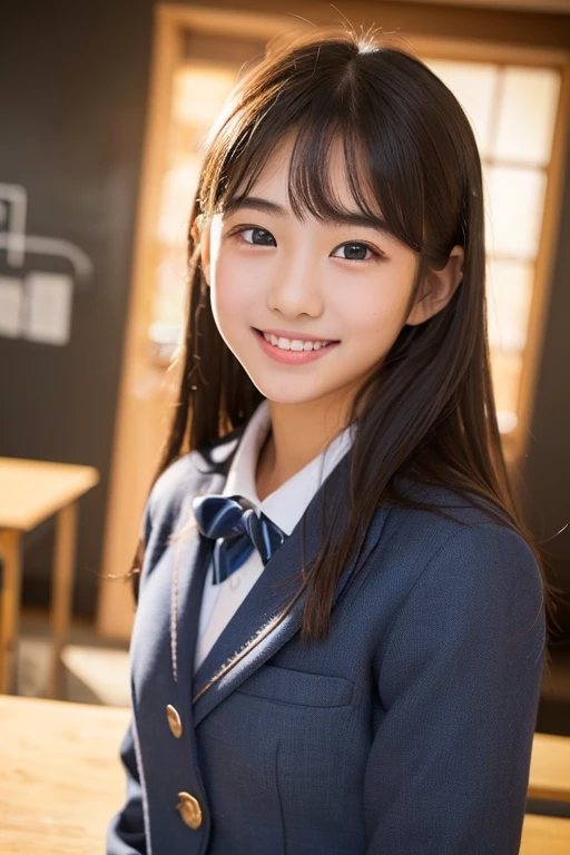 (In 8K、Highest quality、masterpiece:1.2)、(Realistic、Photorealistic:1.37)、Ultra-detailed、1 Girl、cute、alone、classroom、night、(Laughter:1.15)、huge 、hugeな胸、Too big、Saggy breasts、Beautiful and beautiful eyes、(Collared shirt:1.1)、White blouse、Float NovaFrogStyle、adult、Amorous、Gloss、Kamimei、She looks