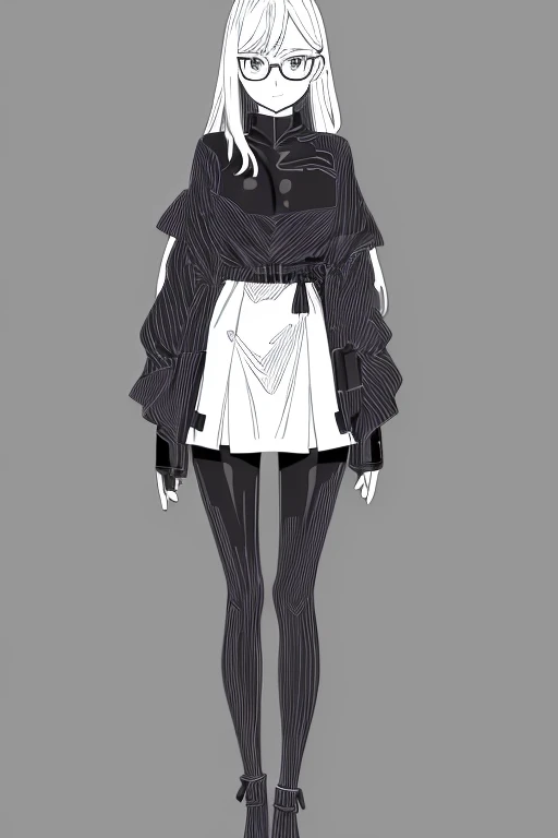 create a black scarf in the marked area