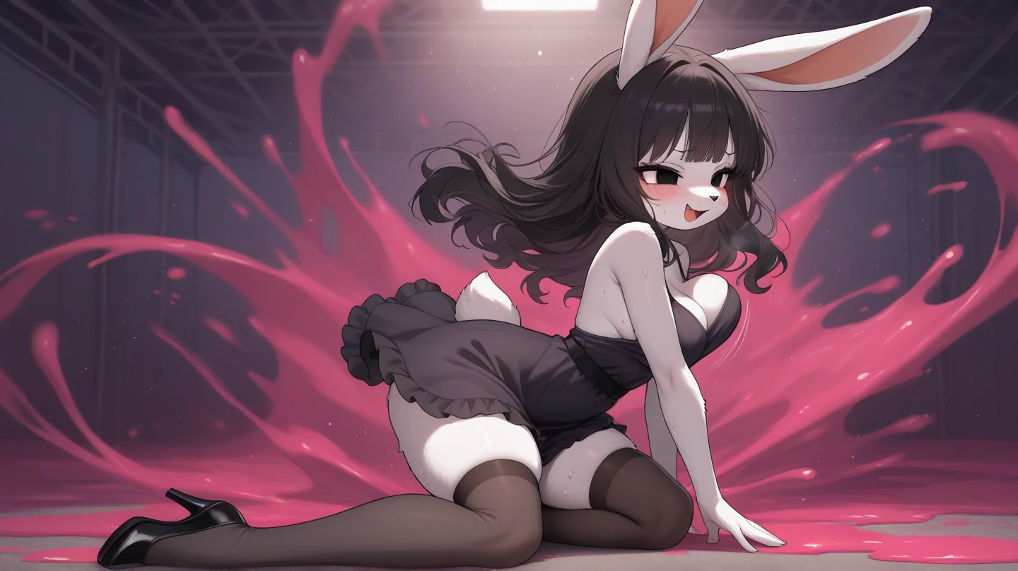 1girl, bunny girl, cameltoe