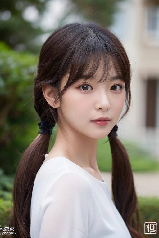 (8K、RAW Photos、highest quality、masterpiece:1.2)、(Realistic、Realistic:1.37)、Super detailed、 high resolution、1 girl、View your viewers、Beautifully detailed face、Laughter、narrow、(Slim waist) :1.3)、Beautiful and detailed skin、Skin Texture、Floating Hair、Professional Lighting、Human whole body、Shortcuts、Braided Hairstyles、Bob Hair、E cup、smile、20-year-old、Red ribbon、Baby Face、Childish smile、Sappin''、Moisturizing lips、Pale pink lips、Braided Hairstyles、Lace green underwear、Micro size underwear、Umbilical cord prolapse、D cup breasts、Cleavage