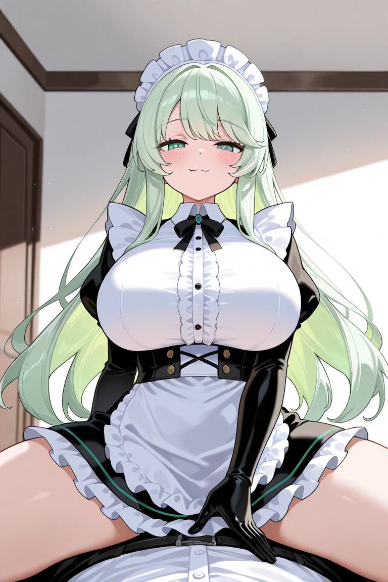 by Omone Hokoma AGM, by nagishiro mito, by Susukiten,
Breaking the chest, One girl, Animal ears, Knee socks, tail, Cat ear, White legwear, Cleavage, alone, , cat tail, Large Breasts, Bell, Open your mouth, Sitting,, View your viewers, belly button, blue eyes, Bare shoulders, blush, Wrist cuff, Simple Background, Detached abdomen, neck Bell, Animal earsの毛, jingle Bell, Mini skirt, bangs, White Background, bow, shoes, Long Hair, Skin Dentition, ribbon, smile, Raise your hand, hair bow, Maid, low twintails, Silver Hair, Cat girl,, Gray Hair, Between the breasts, Puffy sleeves, Arm support, page number, twintails, black choker, zettai ryouiki, green bow, collar, Eyebrows visible through hair, Stomach, Crop top, wariza、,Pussy and nipples are exposed
,(Highest quality:1.2)