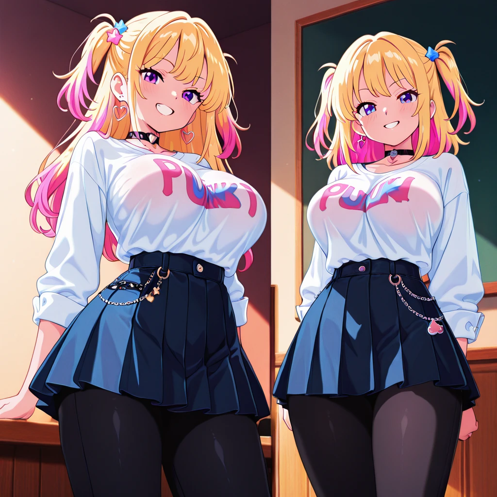 ((sexy 2girl ,gyaru))nsfw,glamorous, blushing, flushed face, looking at viewer,maid