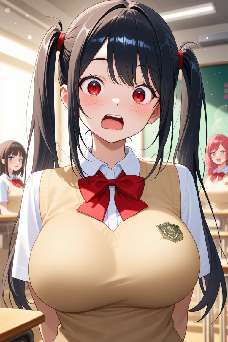 Two men and women having sex、((masterpiece,Highest quality:1.3,Highest qualityのイラスト)),Realistic,(15 year old beautiful girl),Long black hair,身長よりLong Hair、Hair length 2 meters、Long Hair,,Red 0 eyes,(Gorgeous big eyes),((very small head:1.3)),shy,((Very long body:1.2,skinny)),((Sunburn:1.2)),Burst breasts,skinny、anorexia、School uniforms、Overflowing breasts、Protruding nipples、belly button、Sweat,Glowing Skin,Slender body、Pussy、Man muscle、Pubic hair、sex、Erotic cross section、Ahegao、ahegao、Inverted nipples、超Inverted nipples、Anal、Anal広げる, Cum in mouth、Bukkake sperm、A lot of sperm spilling out of the mouth、Deep Throat、Vomit、Vomit、大量のVomit、A lot of Gero、chew