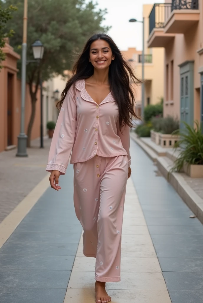 (Cinematic Shot:1.3) Tower13_Antonija (skinny, slim, slender, narrow waist:1.3) ((Photo Focus, DOF, Aperture, insanely detailed and intricate, character, hypermaximalist, hyper realistic, super detailed, (lens flare))) (Pink Satin Pajama Shorts and Shirt:1.3) (On the Terasse of a New York Penthouse looking at Central Park:1.3) (smile:1.3) <lora:exposure_control_v10:-0.2> <lora:more_details:0.3>