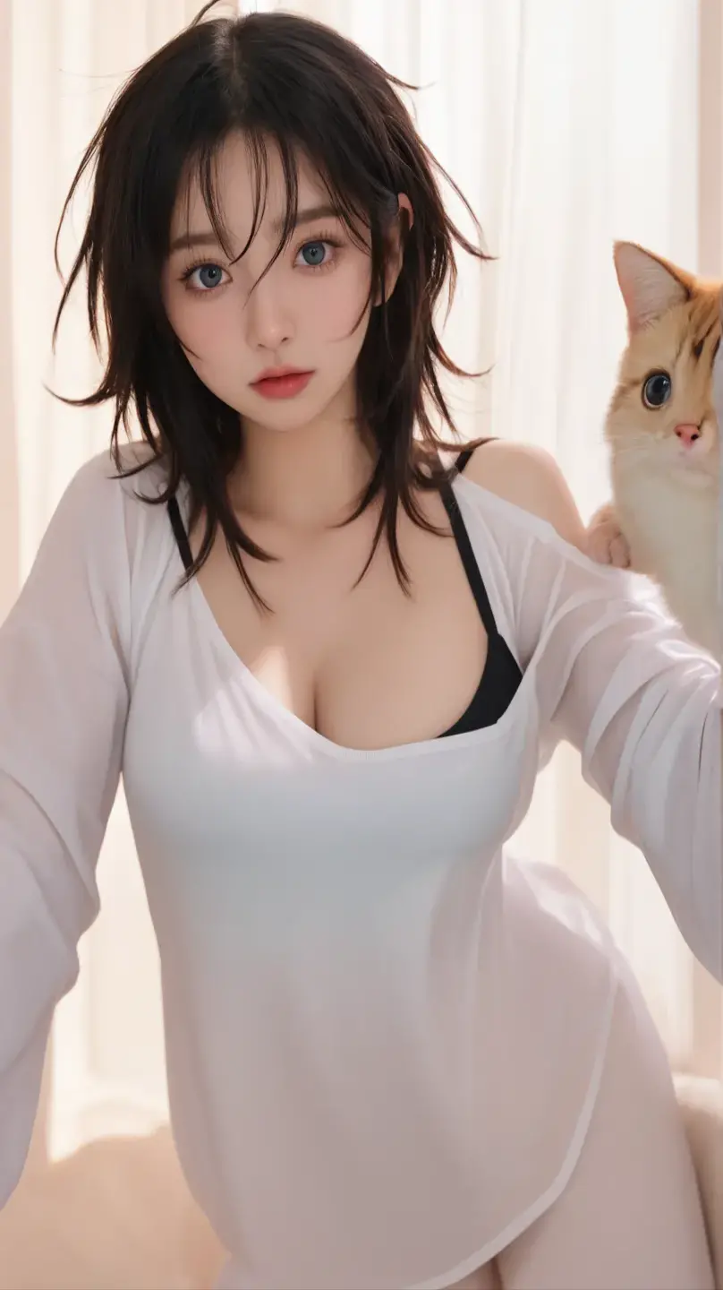 (Sumilux f1.4 75mm , low Latitude old color negative film , cross process , bokeh, flare, chromatic aberration , soft focus, (Shallow focus) , soft glow , Maximum aperture, High Key , Transparent depiction) , anime female raccoon dog , round butter face , Thick-rimmed glasses , in the bedroom , (clothed erotica) , Kneeling , (looking up to the sky) , doggy style , A sloppy look , two Ripe Melons is hanging down , closeup face , dripping lotion from crotch