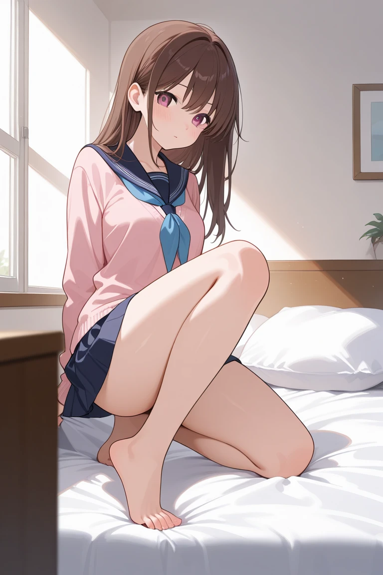 Spread your legs, It's so big it's about to spill out of my bra., Pubic hair is very large, Pubic hair is very protruding,Sweat all over the body、vapor