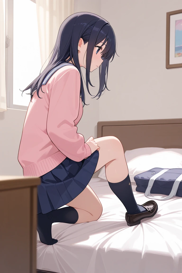 1girl in、AS-Adult、Underwear、Cute underwear、Squatting panchira、