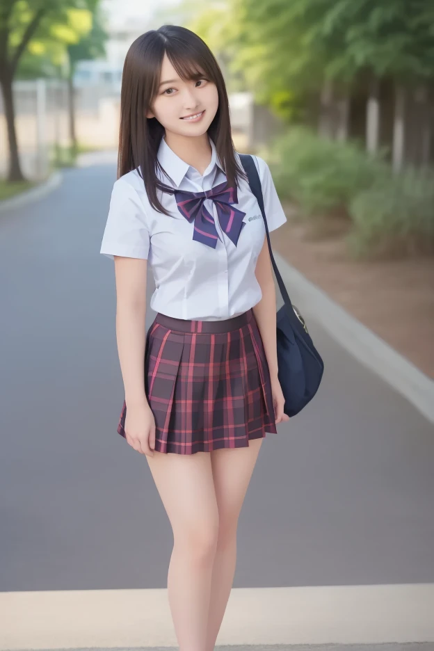 Realistic photos、((smile)),Confused,RAW Photos,(((The ultimate portrait masterpiece))),((The cutest girl in the world:1.4)),1 girl,8-year-old,Japanese,Cute face、,((Silky Hair)),(A high ponytail tied with a ribbon:1.4),((Super huge breasts:0.2)),((Eyes that shine like jewels)),Glowing Skin,(young woman),Thin ribbon,(Uniforms made from high-quality fabrics:1.4),Ultra-detailed uniforms,(She shyly pulls up her skirt:1.3),((Crotch from the front)),A skirt fluttering in the wind,eyeliner,Beautiful Bangs,Hair between the eyes,((solve,High resolution)),Detailed Background,8 Commercial Code,Digital SLR,Soft Light,high solve,Film Grain,Fujifilm XT3,Shallow depth of field,Natural Soft Light,Narrow waist,(Beautiful girl with sparkling eyes:1.4),(A big bust that seems to burst:-0.5),(You can see the shaved pan:1.3),(Very beautiful shaved pussy:1.3),(The idol-like cuteness of high school girls:1),(Elementary school students in school bags:1.3),(Ultra Dynamic:1),((8-year-old:1.2)),(sometimes 120% Sometimes she shows her boobs),(Very cute uniform:1.12)
