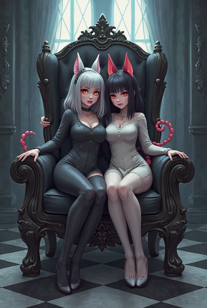 art girls beast-man, strong animal hands, sharp teeth, Predatory eyes, Ruffy short blonde hairstyle, , thin cat tail, clothing made from animal skins, narrow hips , no erotica, small breasts, sitting in a stretching cat pose, clear hands, clear feet